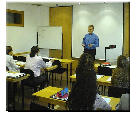 Consultor del Potencial Humano Maarten van Mook dando el curso 'descubre tu Potencial Personal' a los alumnos del Proyecto Pygmalin de la Universidad de Valladolid